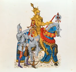 Le roi Charles VII de France en habit de cérémonie